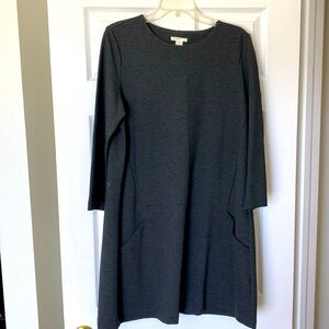 New size L H& M washable all season charcoal gray dress